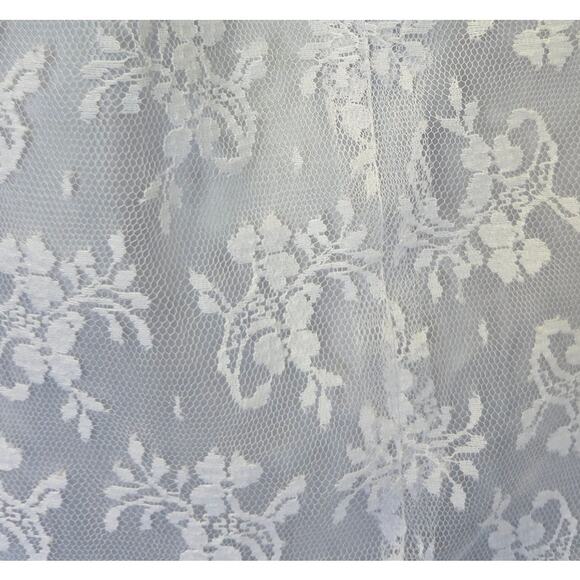 Gunne Sax Vintage 80s Lace Princess Dress Size S Ice Blue Bows Fairy Ruffle - Picture 11 of 12